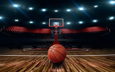 FIBA国际篮联洲际杯：CBA 浙江稠州金牛队vs WASL 阿尔艾利麦纳麦队 海报